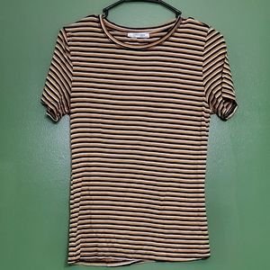 🚨3/$25🚨 Zara Trafaluc Striped Short Sleeve Top